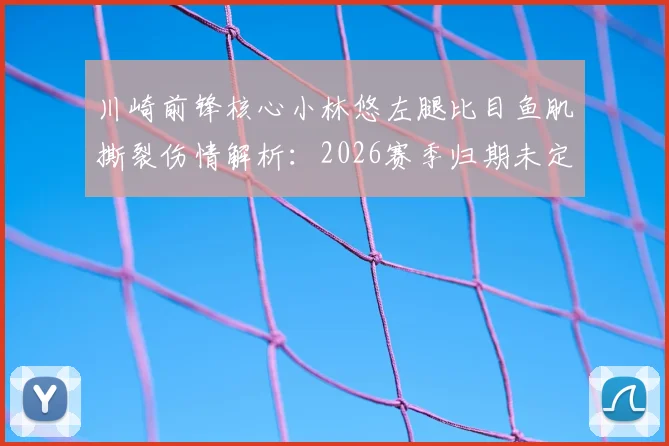 川崎前锋核心小林悠左腿比目鱼肌撕裂伤情解析:2026赛季归期未定,对球队阵容与战术影响几何?